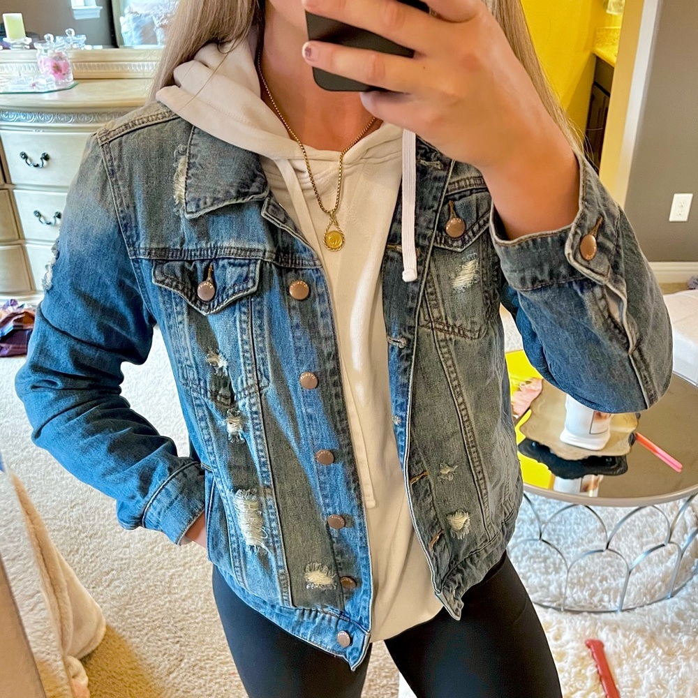 Sts Blue Denim Button Down Jacket - image 1